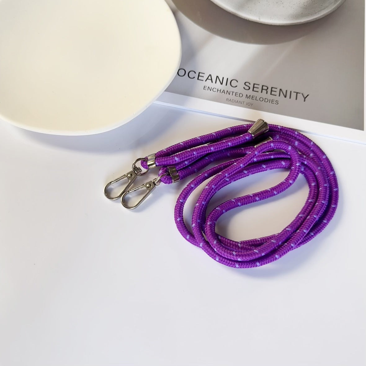 Verstellbare Lanyard mit doppelten Clips Brehn