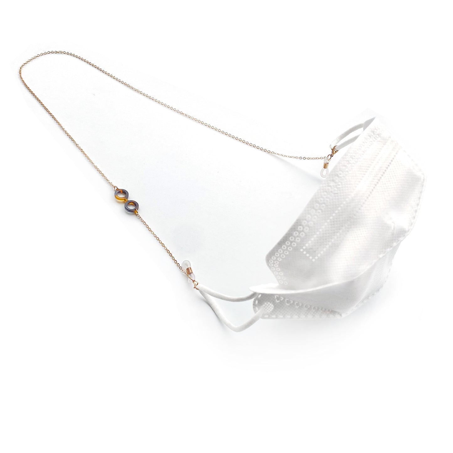 Elegante Brillen Kette mit dekorativen Gliedern Brehn