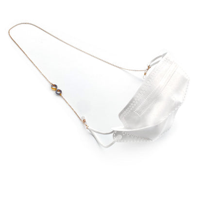 Elegante Brillen Kette mit dekorativen Gliedern Brehn