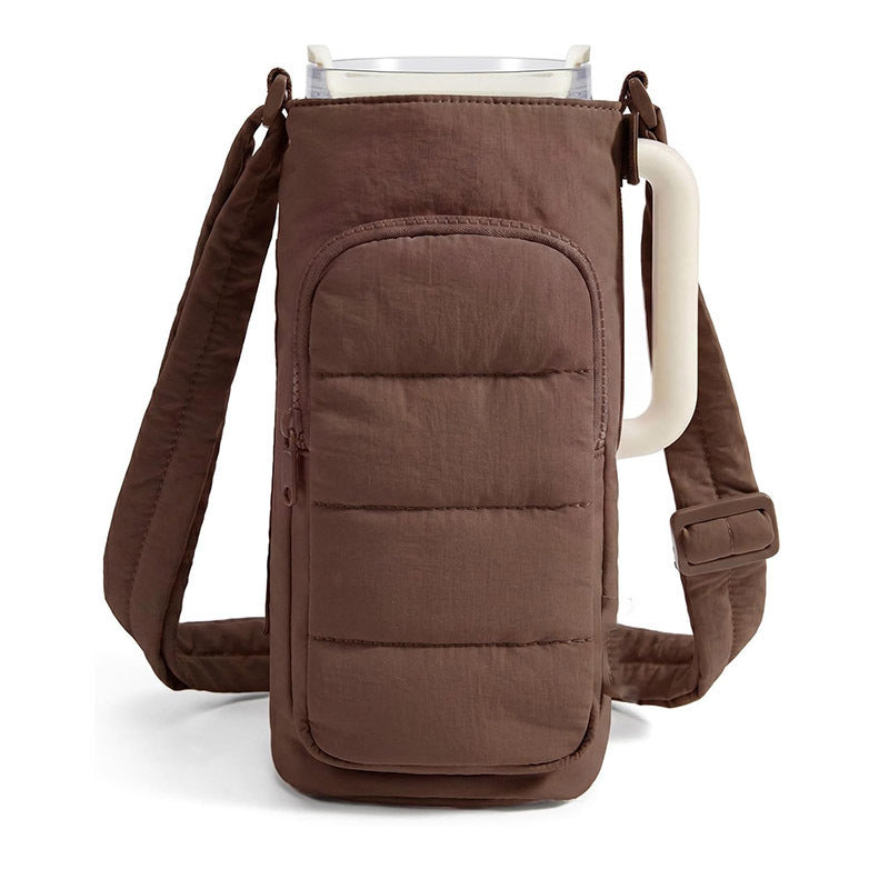 Isolierte Wasserflasche Hülle mit Tasche