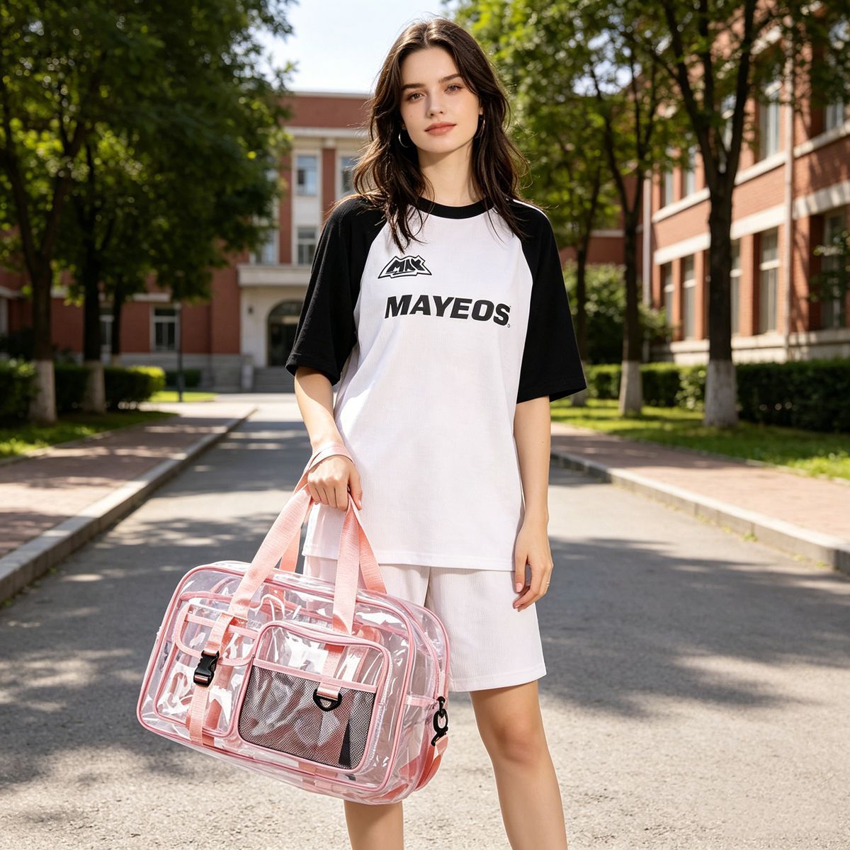 Transparente Reise-Sport-Tasche