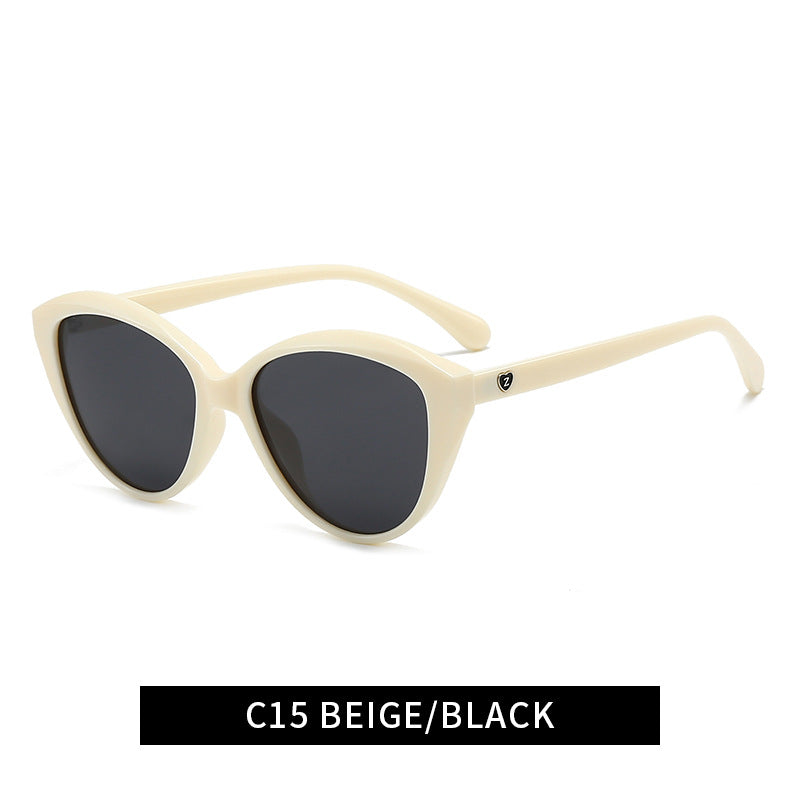 Damen Cat-Eye Sonnenbrille mit modischem und robustem Rahmen Brehn