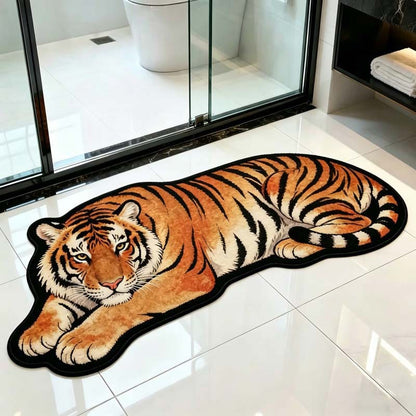 3D Panther-Themen Bereich Teppich