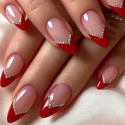 Kunstnagelset mit dekorativen Akzenten Brehn