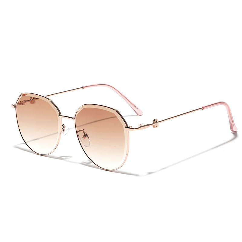 Damen geometrische Sonnenbrille im eleganten Design Brehn