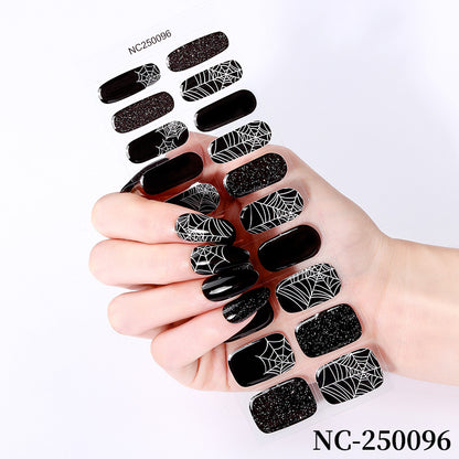 Halloween-Themen Nagelkunst-Wraps
