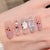 Künstlerisches Press-On Nail Set Brehn