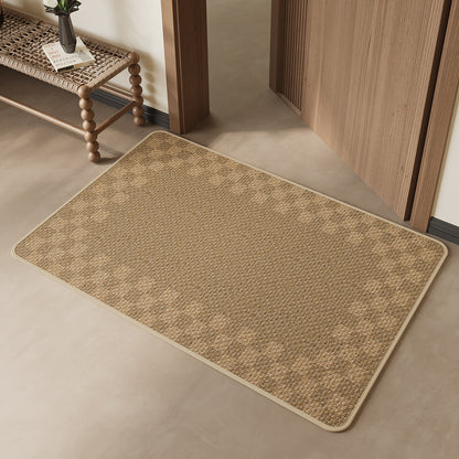 Natural Woven Low-Profile Entrance Door Mat