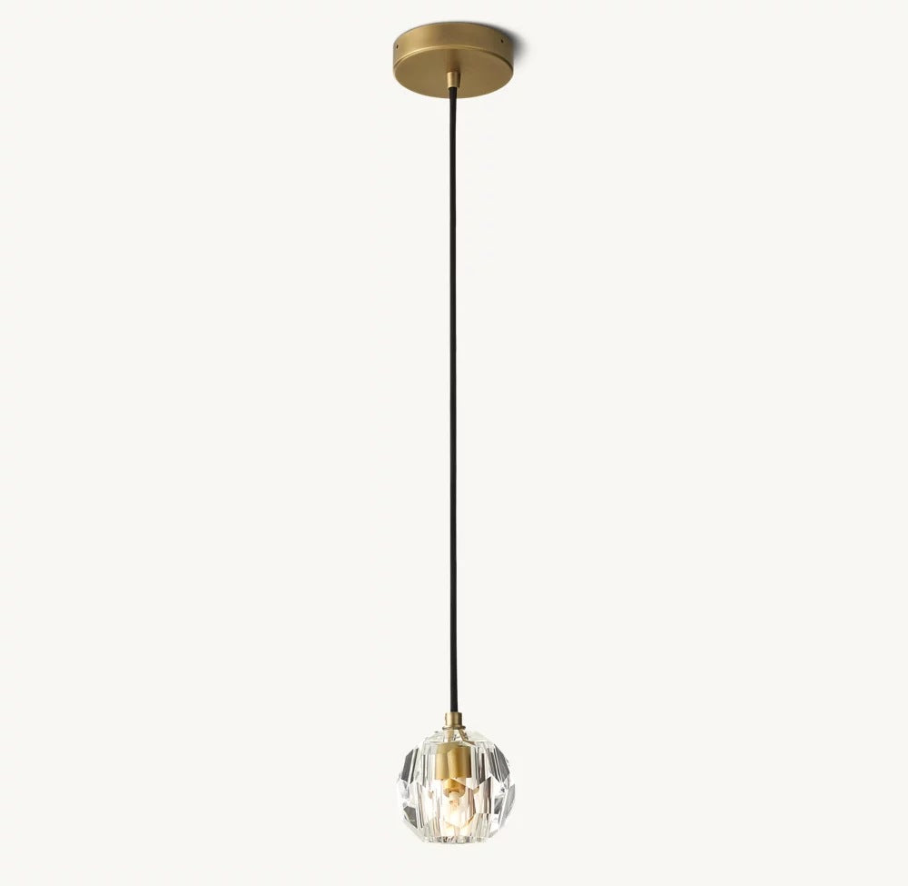 Elegante Kristall Wandleuchte