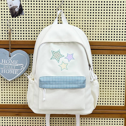 Stylischer, mit Sternen verzierter Rucksack Brehn