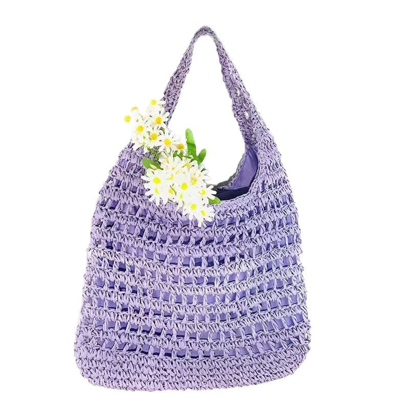 Makramee Schultertasche mit Weichem und Atmungsaktivem Gewebe Brehn