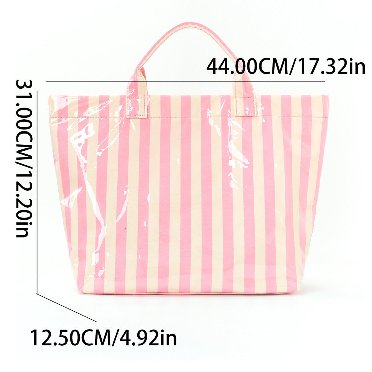 Strandtasche mit Buntem Karomuster und Wasserabweisender Beschichtung Brehn