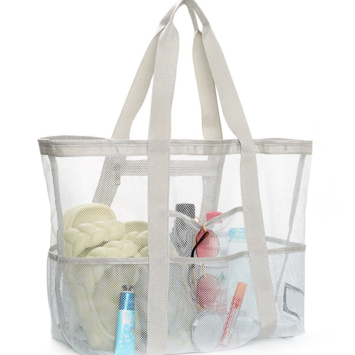 Praktische Strandtasche mit Netzdesign Brehn