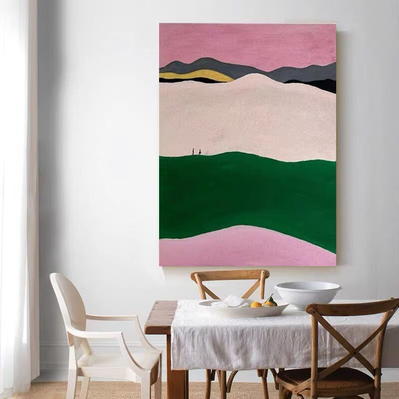 Künstlerische Landschaft gerahmt