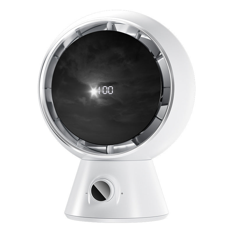 Eleganter zeitloser Tischventilator für Damen mit digitaler Temperaturanzeige Brehn