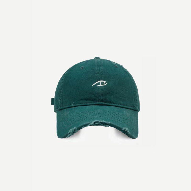 Damen Distressed Casual Baseball Cap Brehn