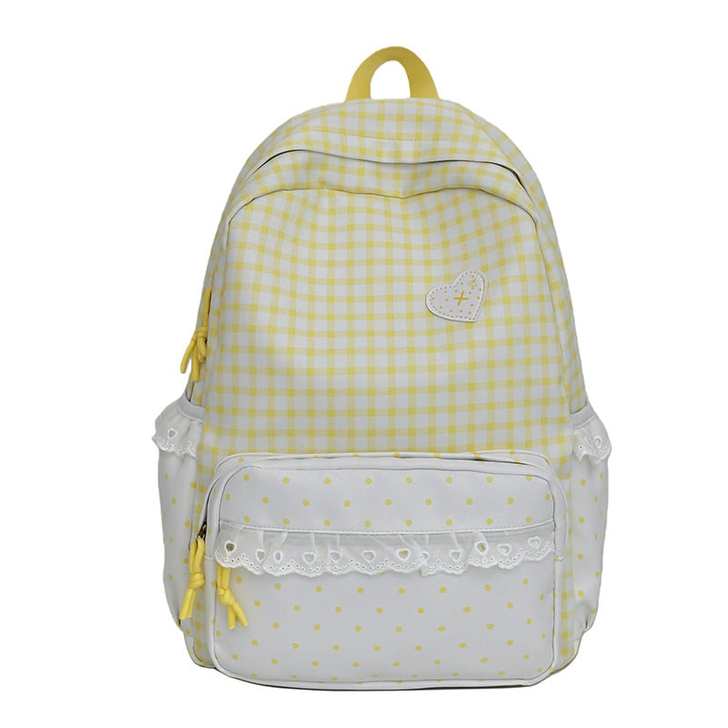 Verspielt Karomuster Rucksack Brehn
