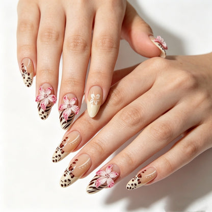 Kreative Kunstnägel mit Floralen und Tierischen Motiven Brehn