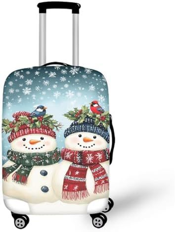 Unisex nan elastische Kofferhülle mit Pferde- und Sonnenblumenmotiv, dehnbarer Stretchschutz für Hartschalen-Trolley mit Reißverschluss Brehn