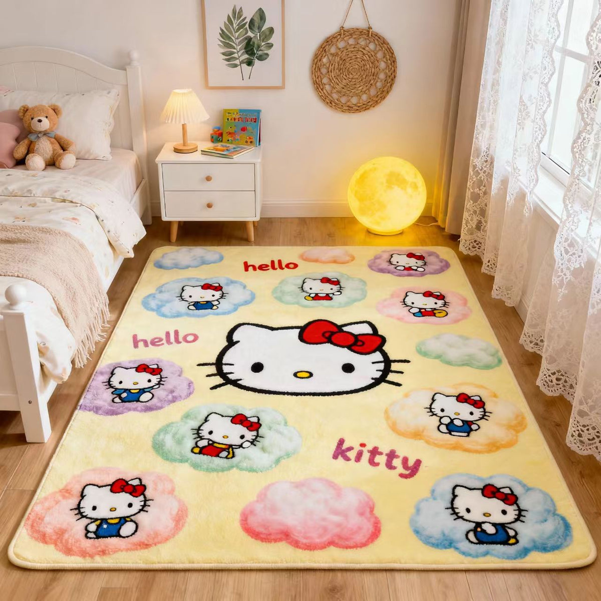 Hello Kitty-Themen Plüsch Fußmatte Brehn