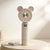 Unisex nan tragbarer Mini-Ventilator mit LCD Display und niedlichen Bärenohren, wiederaufladbar Brehn