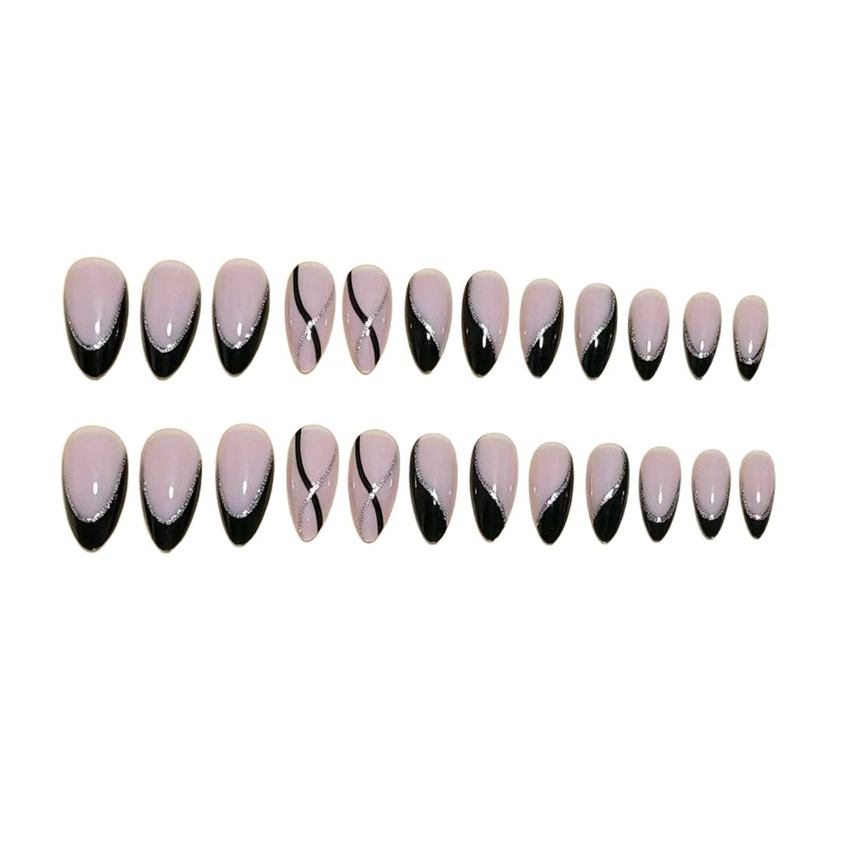 Elegantes Stiletto Nagelkunst-Set Brehn