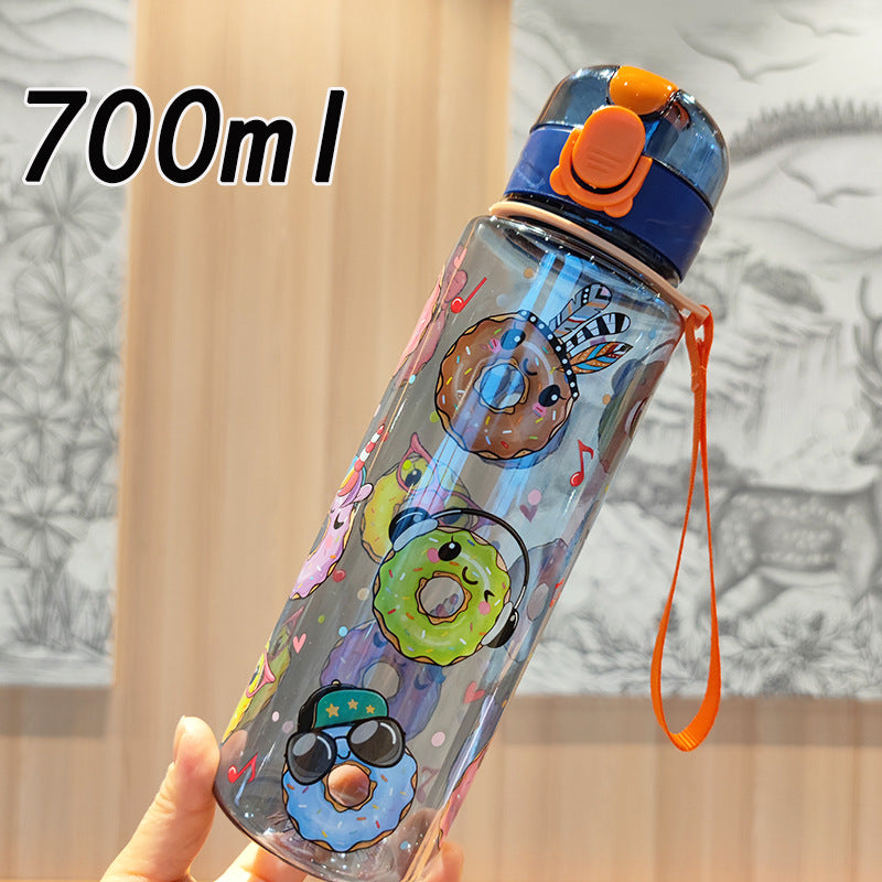 Damen lustige Trinkflasche mit Motivdruck Brehn