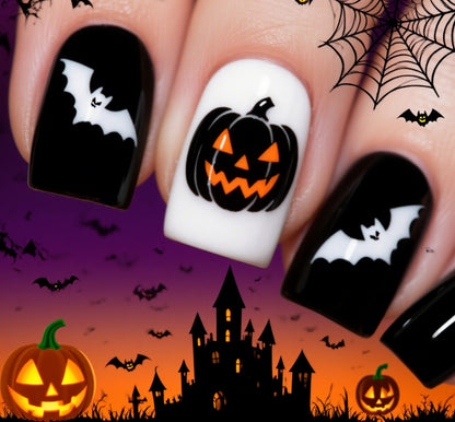 Halloween-Themen-Nagelkunstverlängerungen Brehn