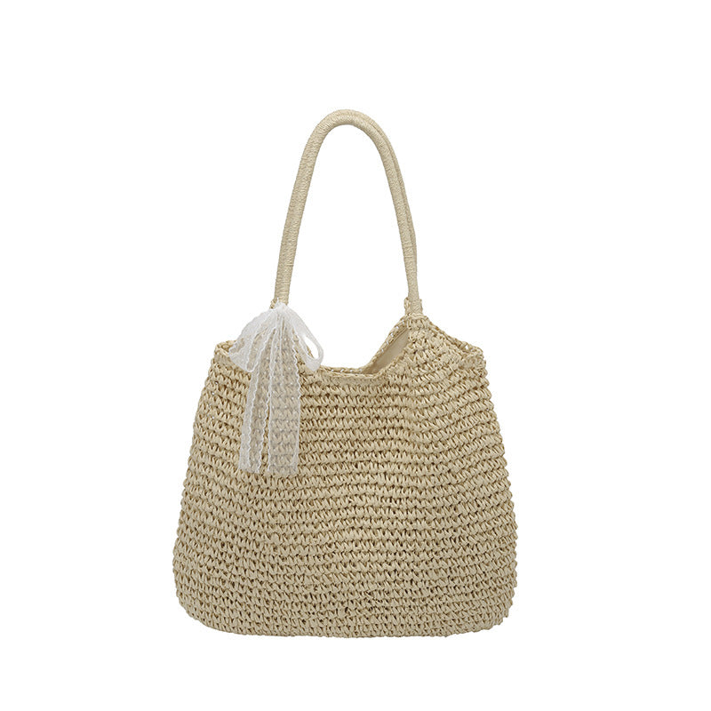 Stylische Handtasche Aus Geflochtenem Material Brehn