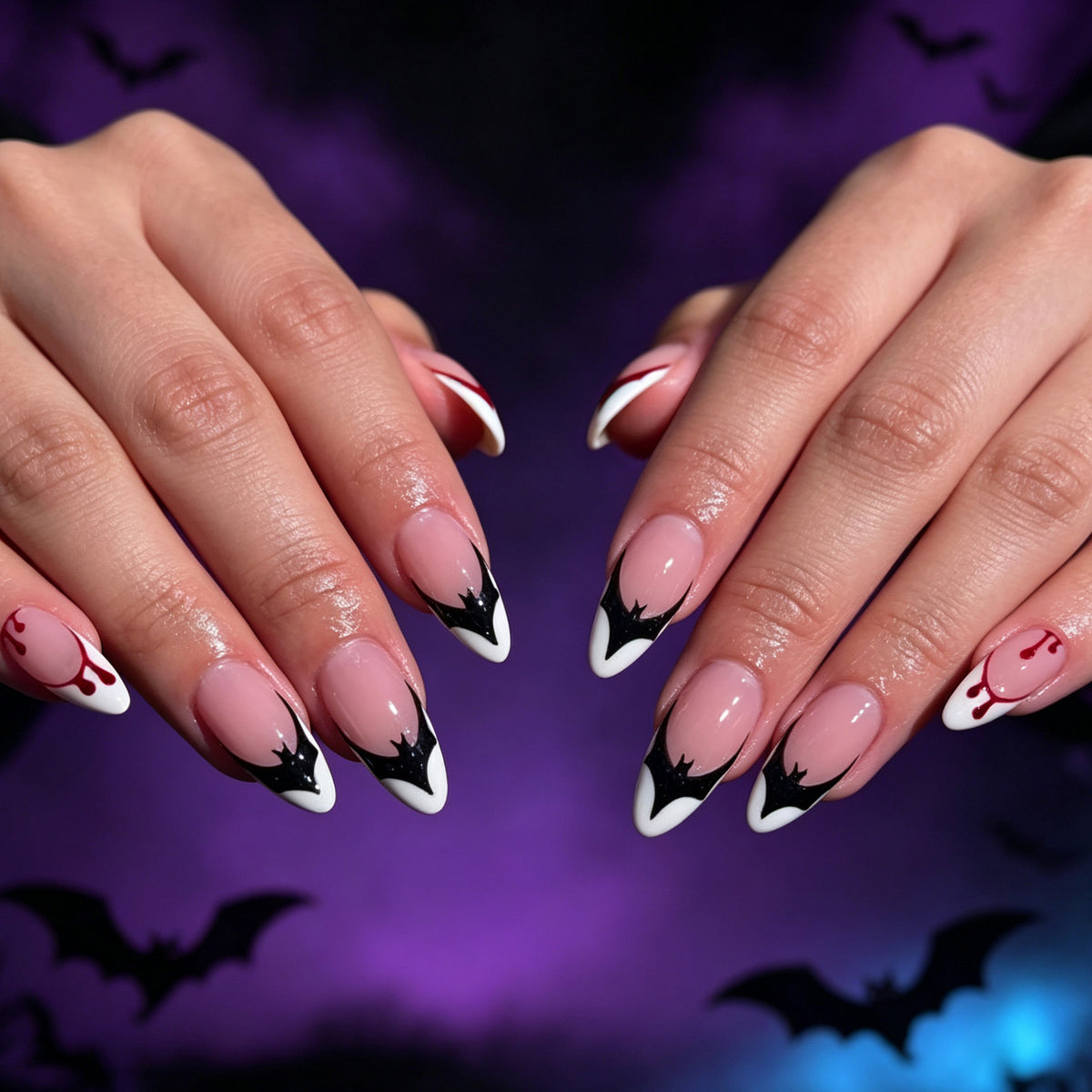 Gothic Halloween-Themen Nagelkunst Verbesserungen Brehn