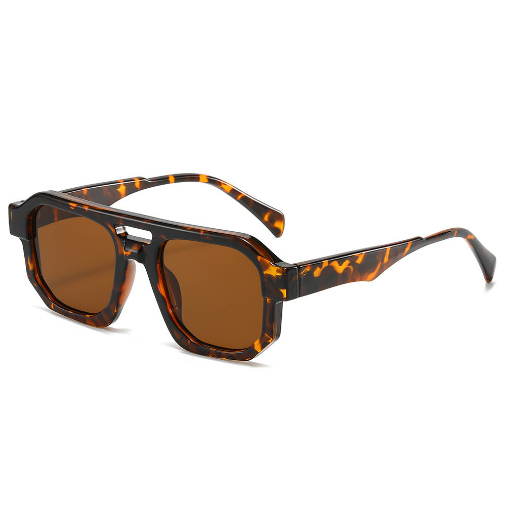 Fashion-Forward Geometrische Übergroße Sonnenbrille Brehn