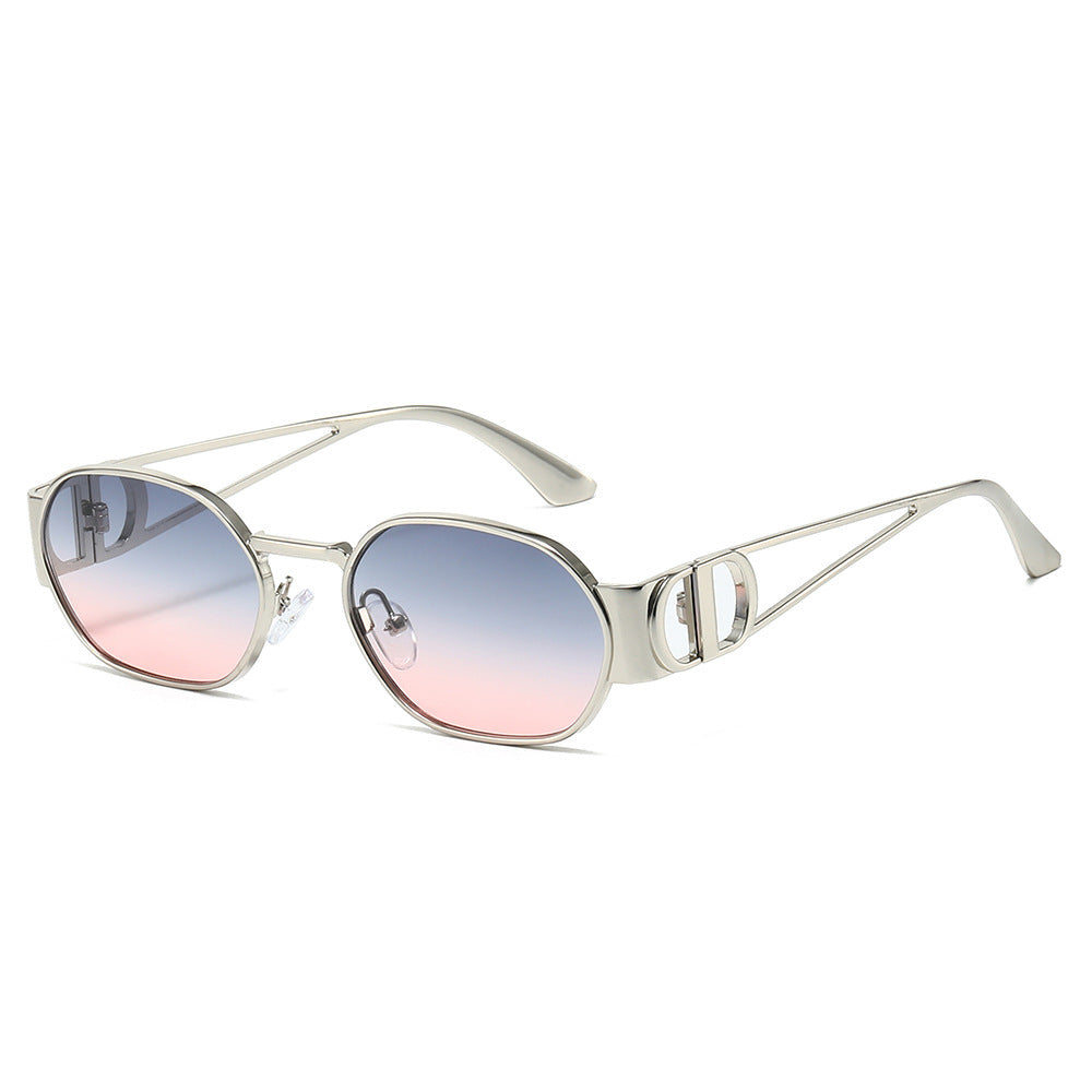 Moderne elegante ovale Sonnenbrillen Brehn