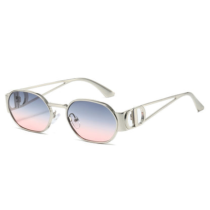 Moderne elegante ovale Sonnenbrillen Brehn
