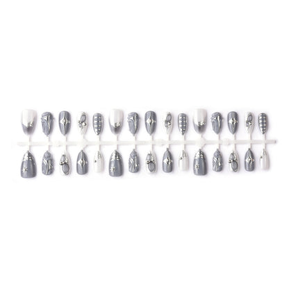Künstlerisches Drucknagelset mit metallischen Akzenten Brehn