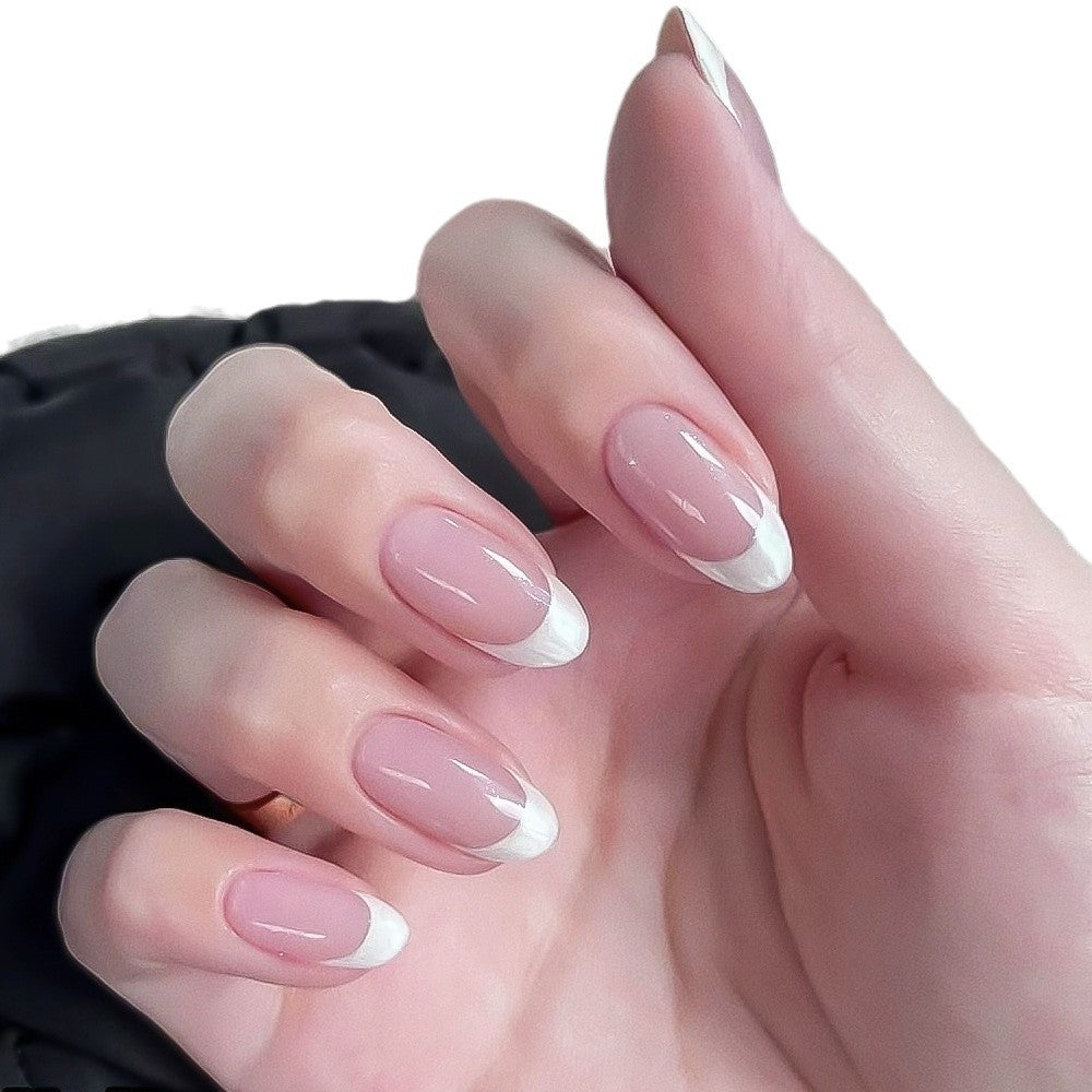 Elegante Französische Tipp Press-On Nagelspitzen Brehn