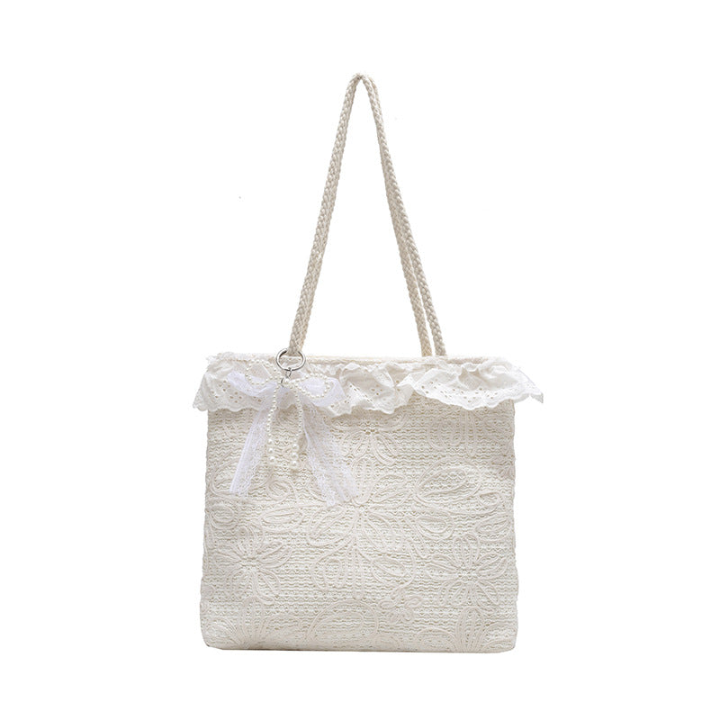 Elegante und Leichtgewichtige Handtasche mit Spitzenrand Brehn
