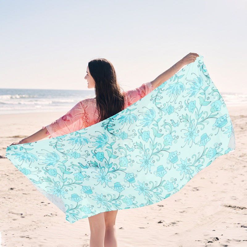 leichtes Strandtuch mit kreativem Quallen-Design Brehn