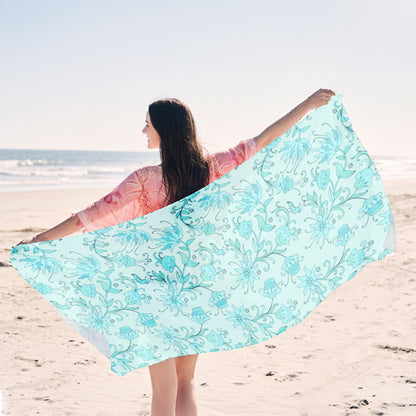 Strandtuch mit elegantem Quallen-Muster Brehn