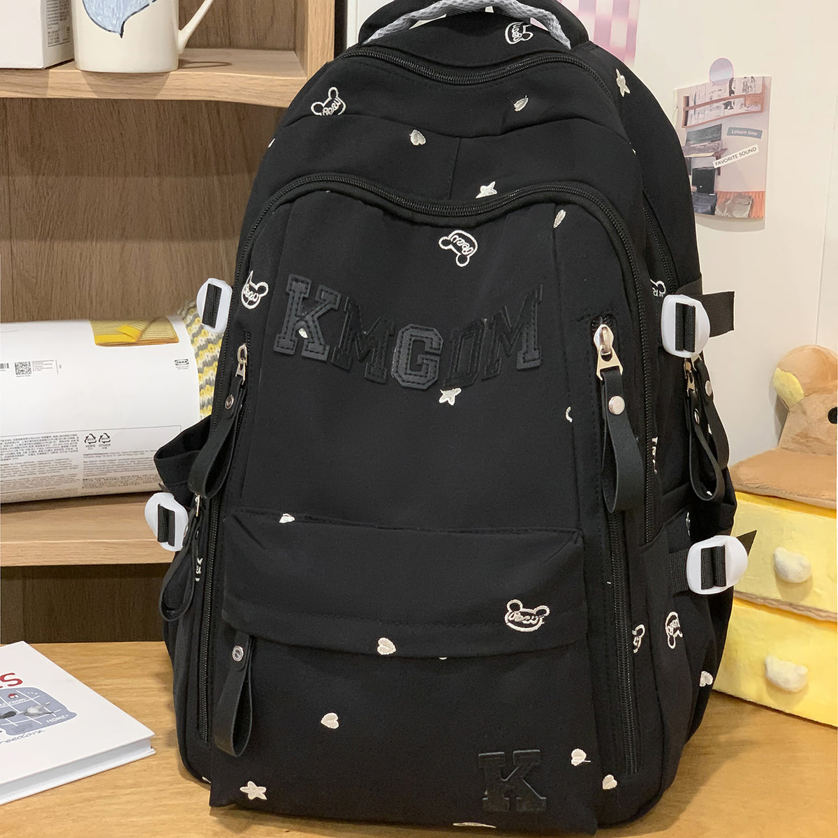 Stylische bestickte Rucksack Brehn 1791205224