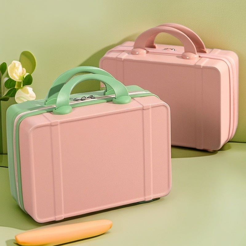 kompakte Hartschalen-Kosmetik- und Reise-Beauty-Box mit doppelten Obergriffen Brehn