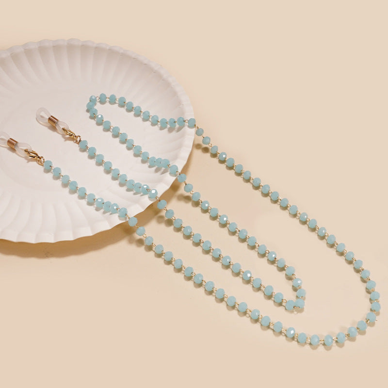 Elegante Perlen Brillen Kette Brehn