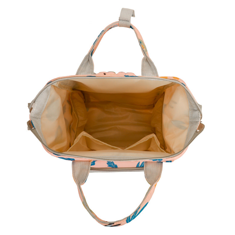 Blumenmuster Multi-Funktions-Wickelrucksack Brehn
