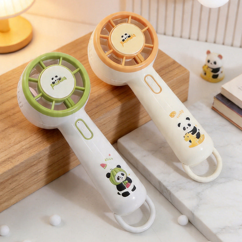 Damen Tragbarer Mini-Ventilator mit LED-Beleuchtung und beweglichen Elementen Brehn