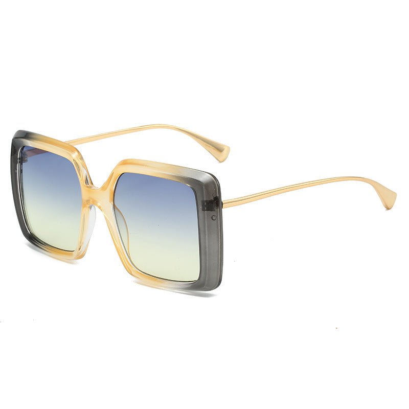 Damen oversized Sonnenbrille mit stilvollem geometrischem Design Brehn
