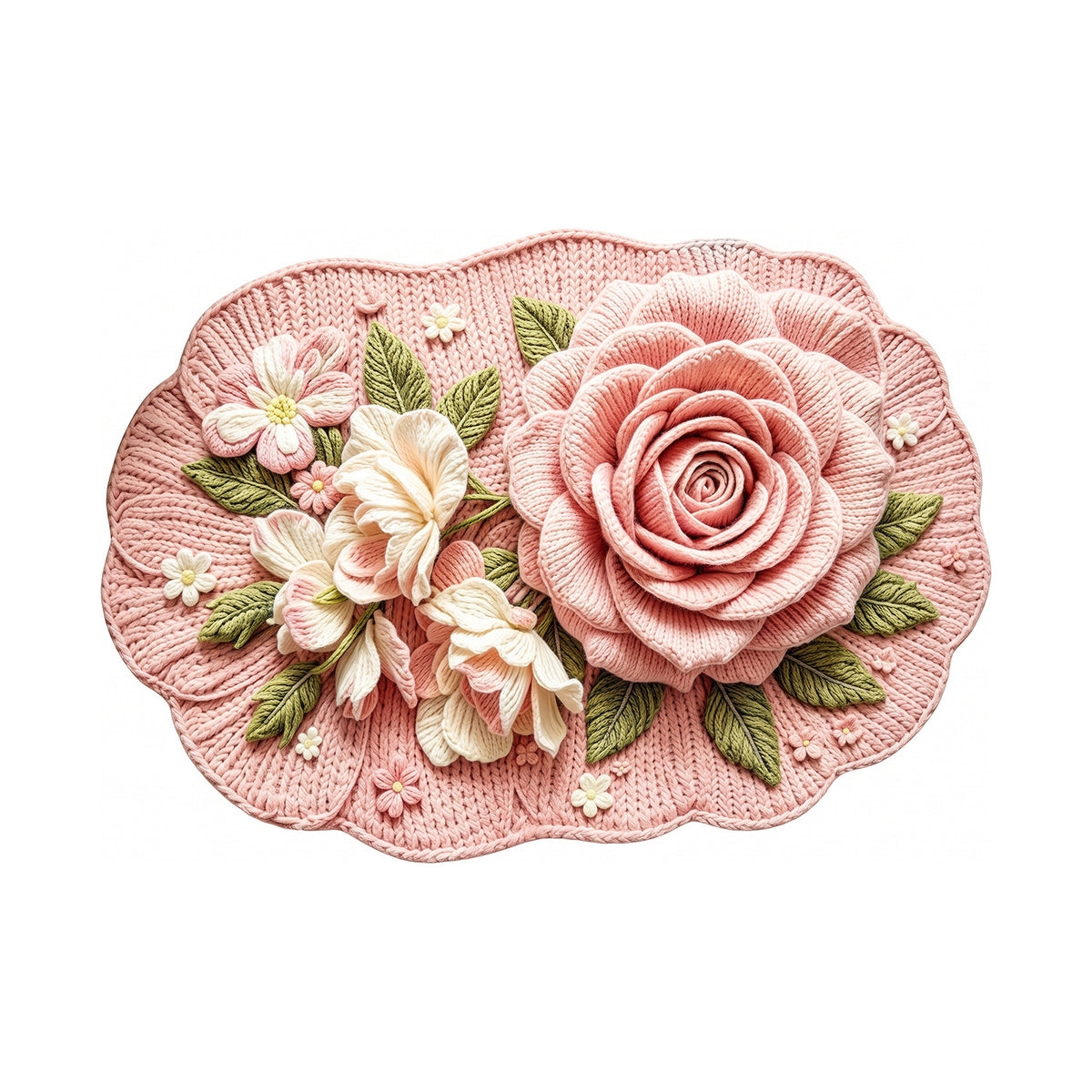 Blumen Design Badezimmermatte Brehn