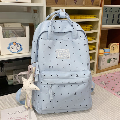 Stylischer gepunkteter Rucksack Brehn