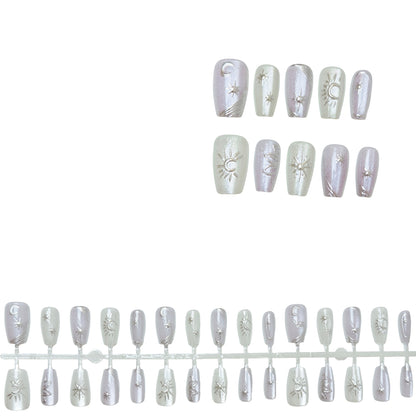 Himmels-Themen Press-On Nagelkunst Set