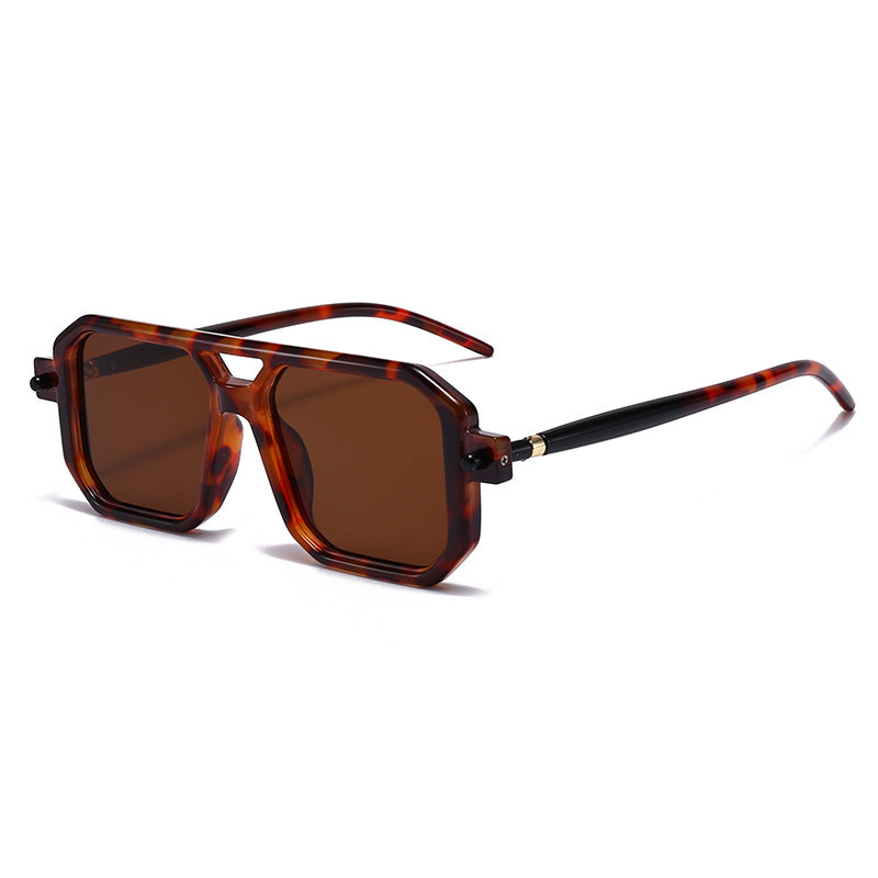 Damen oversized rechteckige Brille Brehn