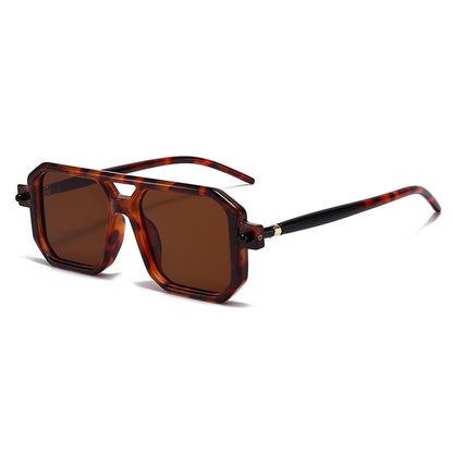 Damen oversized rechteckige Brille Brehn