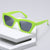 Damen trendige Sonnenbrille im modernen geometrischen Design Brehn